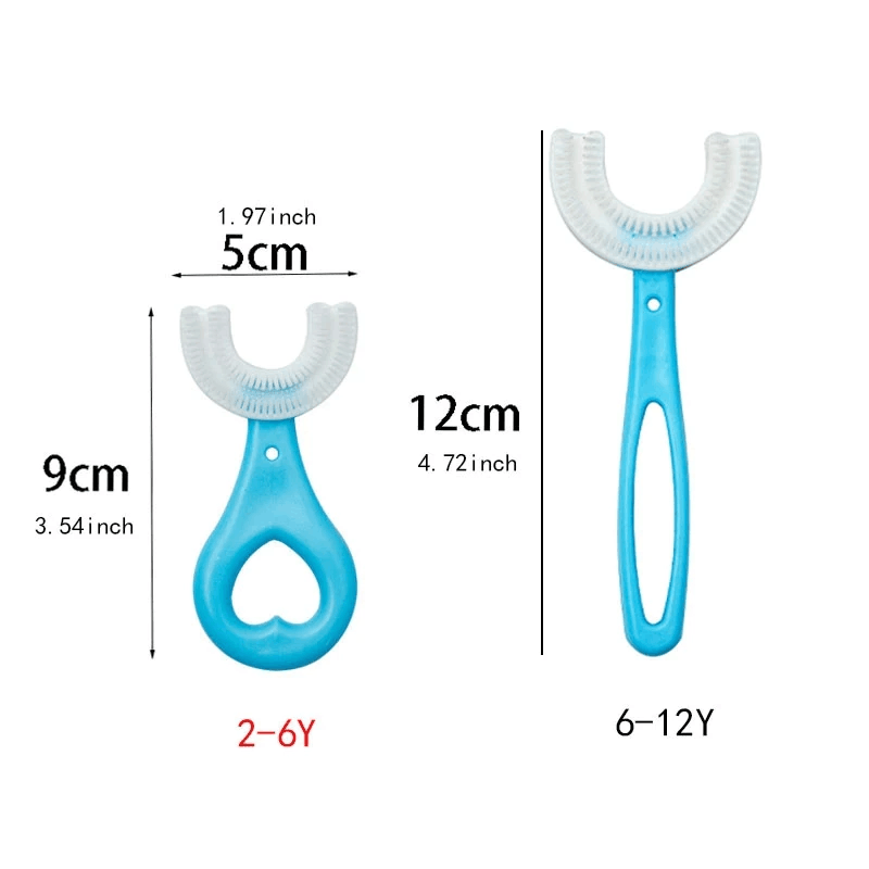 U-shaped children’s toothbrush
