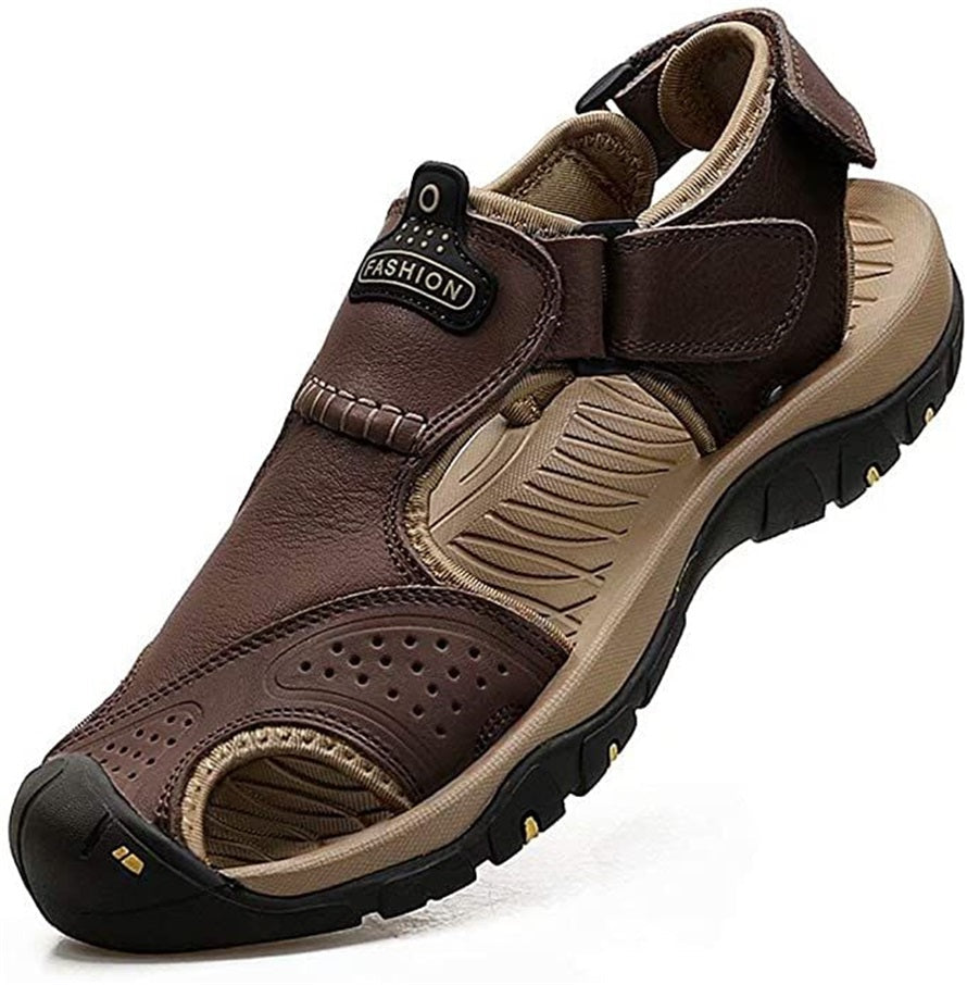 blair men orthopedic leather hiking sandals8kyit