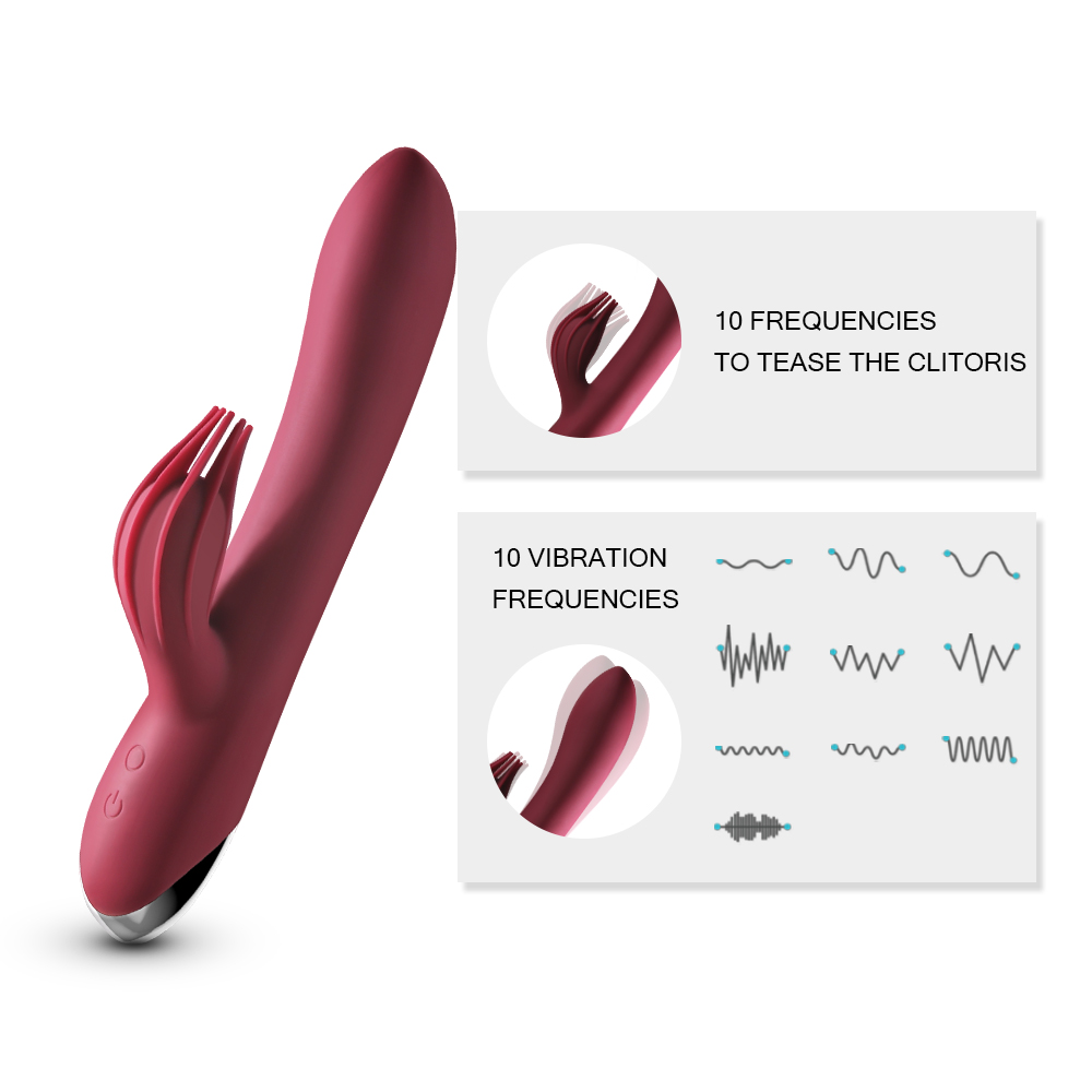 Rabbit Vibrator 10 Speed G Pot Clitoris Stimulation Massage