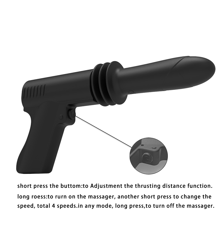 Pistol Automatic Telescopic Gun Vibrator Sex Toys
