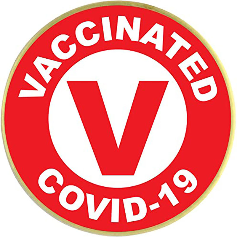 Vaccine Memorial Brooch Vaccinated Covid-19 Brooch