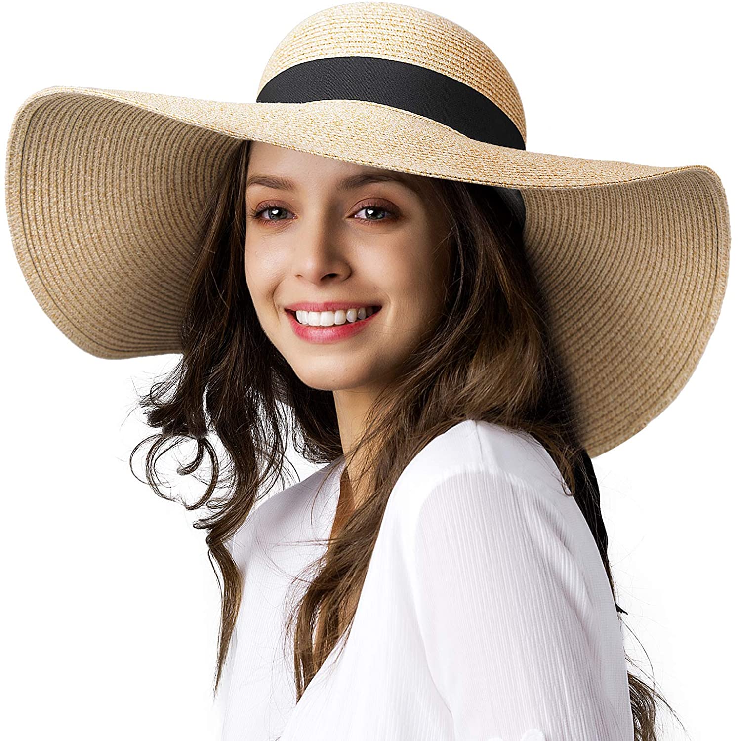 Ladies Beach Anti-sai Straw Hat