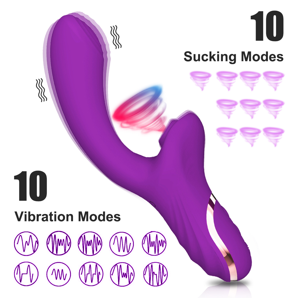Rabbit Vibrator 10 Modes Clitoral Sucking Vibrator