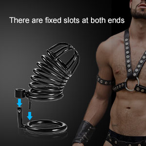 Cock Cage Male Chastity Device Sex Toy for Men,Key and Lock Included