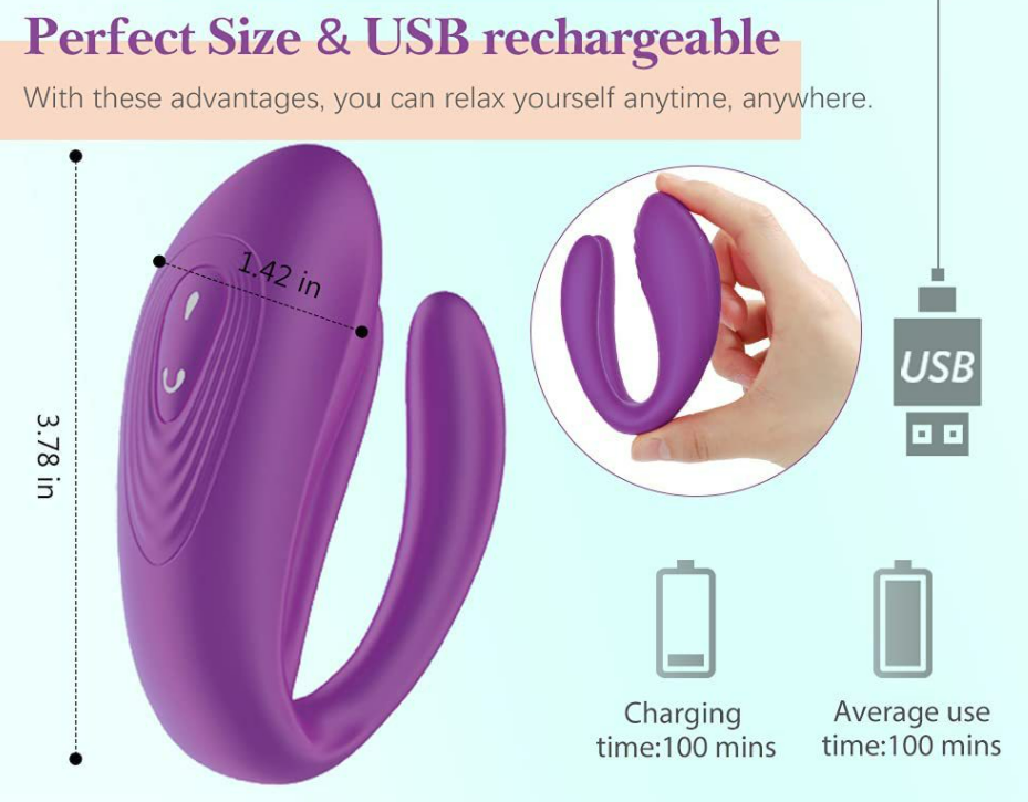 Couple Vibrator for Clitoris & G-Spot