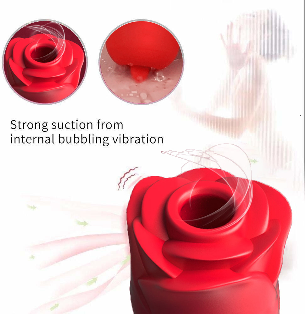 Rose Toy 2.0 With Tongue Clitoral Licking Toy