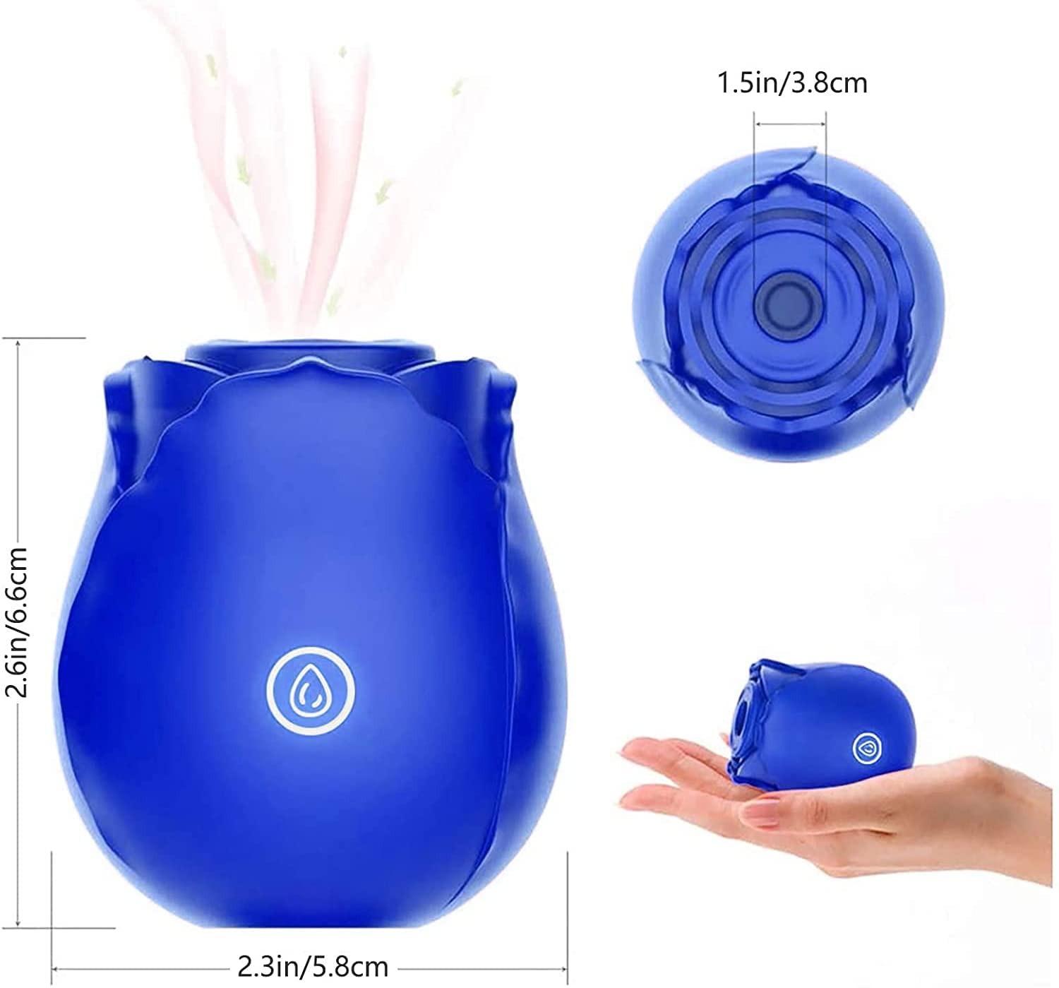 The Original Rose Toy™ in Klein Blue