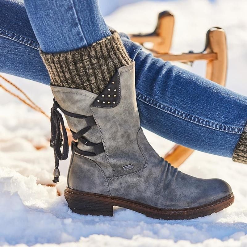 2022 winter warm back lace up snow bootsmtmyr