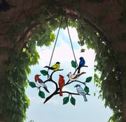 last day special sale 70off the best giftbirds stained window panel hangingsblaht
