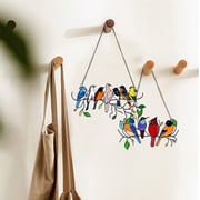 last day special sale 70off the best giftbirds stained window panel hangingsh1z0g